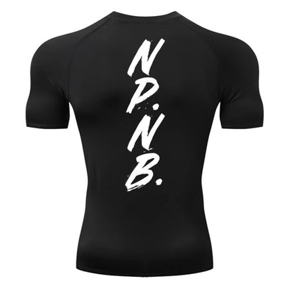 Black “NPNB” Compression Shirt