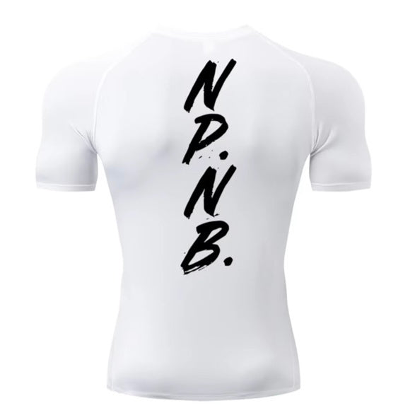 White “NPNB” Compression Shirt