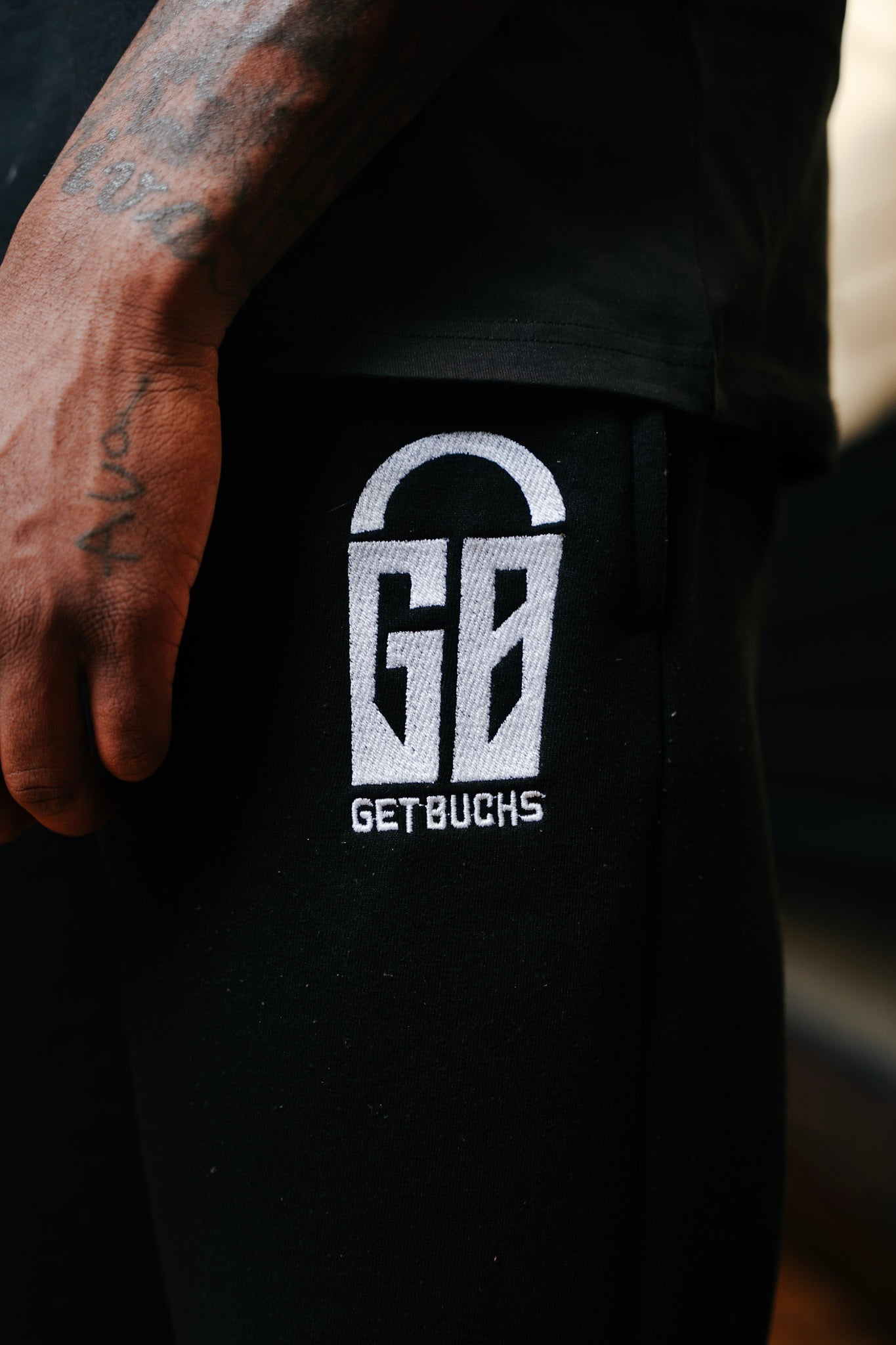 Black GB “Hooper” Sweatpants
