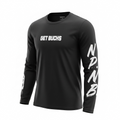 Black “NP.NB” Long Sleeve Performance Tee